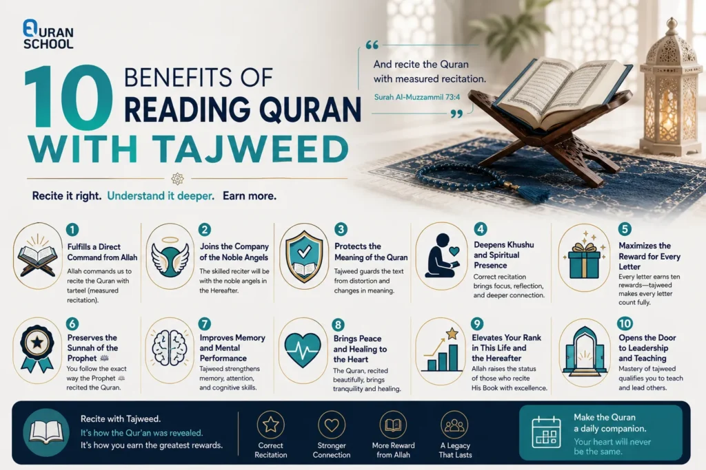 10 Benefits of Reading Quran with Tajweed That Every Muslim Should Know