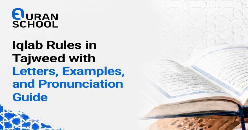 Iqlab Rules In Tajweed With Letters, Examples, and Pronunciation Guide